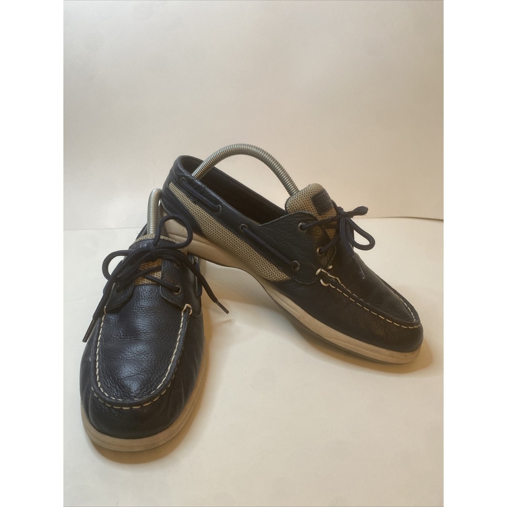 Sperry Top-Sider‎ Women's Size 11 (STS83961) VERY GOOD Navy Blue Boat Shoe
